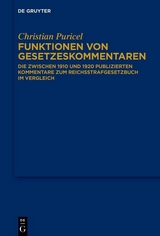 Funktionen von Gesetzeskommentaren - Christian Puricel