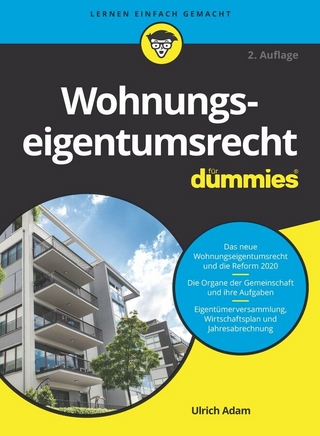 Wohnungseigentumsrecht für Dummies - Ulrich Adam