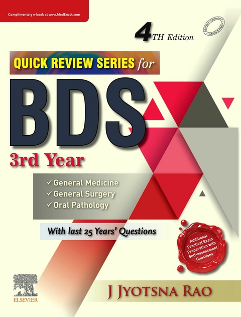 Quick Review Series for BDS 3rd year - E-Book -  Jyotsna Rao
