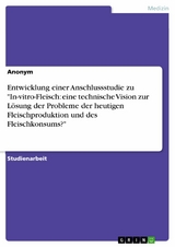 Entwicklung einer Anschlussstudie zu "In-vitro-Fleisch: eine technische Vision zur Lösung der Probleme der heutigen Fleischproduktion und des Fleischkonsums?"