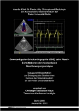 Gewebedoppler-Echokardiographie (GDE) beim Pferd - Christoph S Klaus