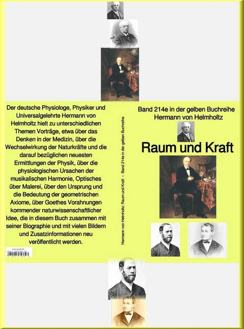 Raum und Kraft  – Teil 1 –  Band 214e in der gelben Buchreihe – bei Jürgen Ruszkowski - Hermann von Helmholtz