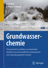 Grundwasserchemie - Broder J. Merkel, Britta Planer-Friedrich