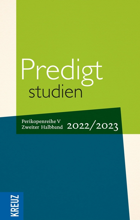 Predigtstudien 2022/2023 - 2. Halbband - 