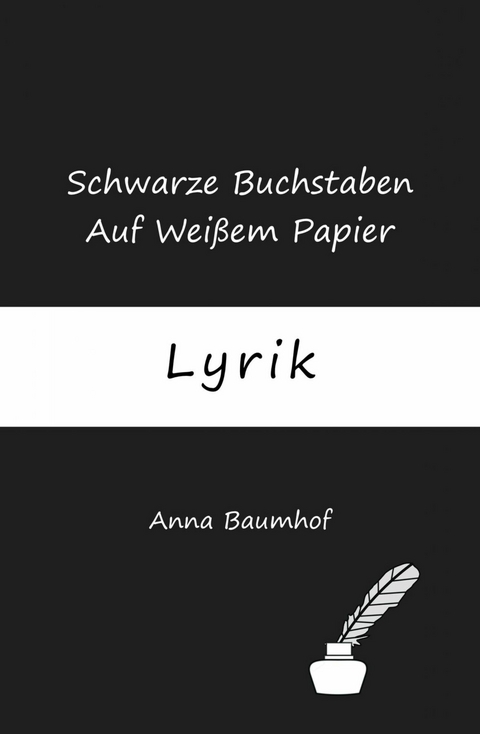Schwarze Buchstaben Auf Weißem Papier -  Anna Baumhof