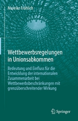 Wettbewerbsregelungen in Unionsabkommen - Mareike Fröhlich