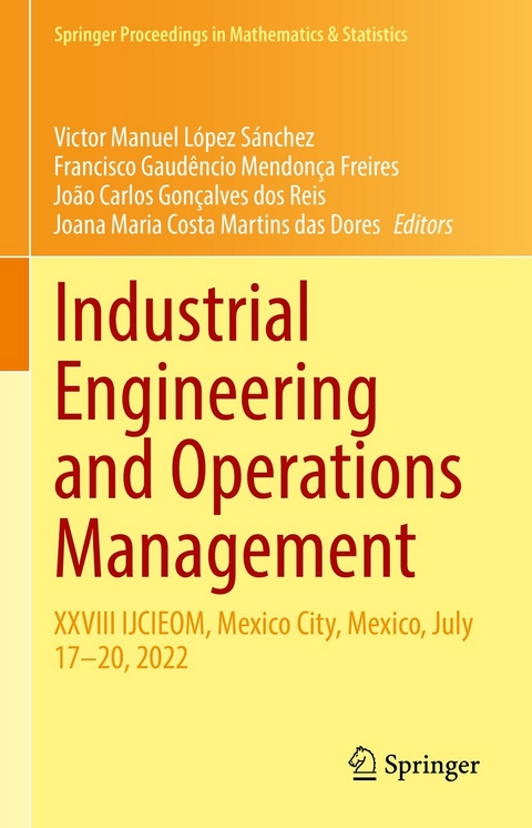 Industrial Engineering and Operations Management - 