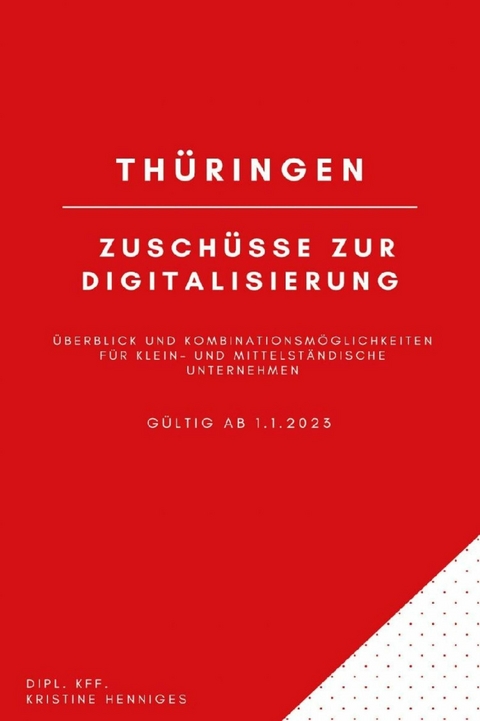 Thüringen - Zuschüsse zur Digitalisierung - Kristine Henniges