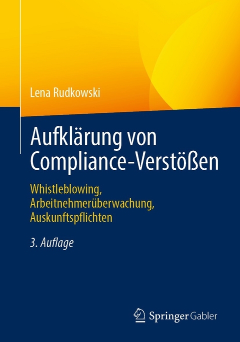 Aufklärung von Compliance-Verstößen -  Lena Rudkowski