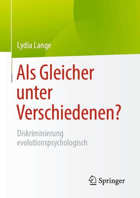 Als Gleicher unter Verschiedenen? -  Lydia Lange