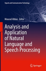 Analysis and Application of Natural Language and Speech Processing - 