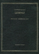 Gottfried Wilhelm Leibniz: Sämtliche Schriften und Briefe. Allgemeiner... / August 1696 - April 1697 - 