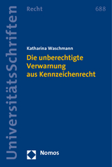 Die unberechtigte Verwarnung aus Kennzeichenrecht - Katharina Waschmann