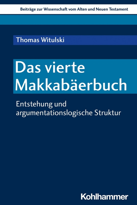 Das vierte Makkabäerbuch -  Thomas Witulski