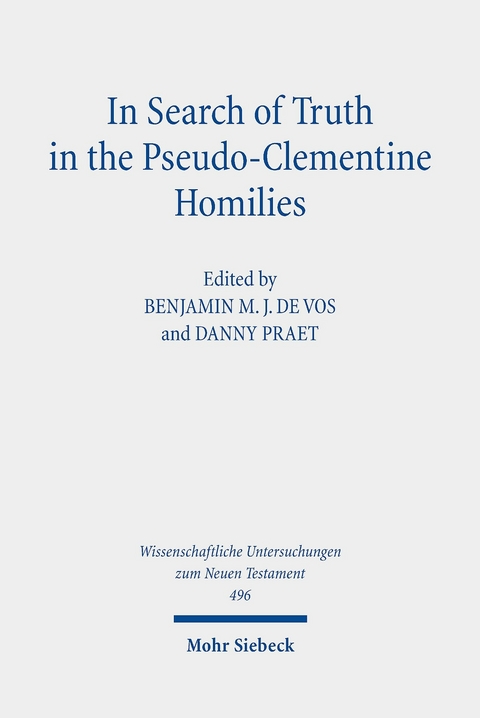 In Search of Truth in the Pseudo-Clementine Homilies - 