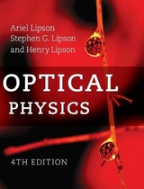 Optical Physics - Lipson, Ariel; Lipson, Stephen G.; Lipson, Henry