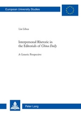 Interpersonal Rhetoric in the Editorials of «China Daily» - Liu Lihua