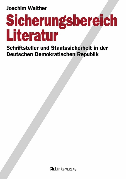 Sicherungsbereich Literatur -  Joachim Walther