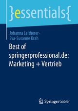 Best of springerprofessional.de: Marketing + Vertrieb - Johanna Leitherer, Eva-Susanne Krah