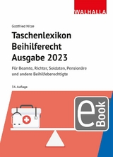 Taschenlexikon Beihilferecht Ausgabe 2023 - Gottfried Nitze