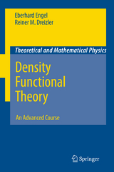 Density Functional Theory - Eberhard Engel, Reiner M. Dreizler