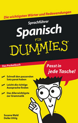 Sprachführer Spanisch für Dummies Das Pocketbuch - Susana Wald, Deike Uhlig