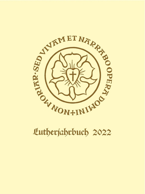 Lutherjahrbuch 89. Jahrgang 2022 - 