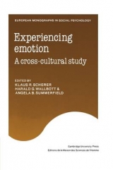 Experiencing Emotion - Scherer, Klaus R.; Wallbott, Harald G.; Summerfield, Angela B.