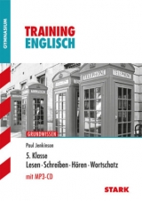 Training Gymnasium - Englisch Lesen / Schreiben / Hören / Wortschatz  5. Klasse, mit MP3-CD - Paul Jenkinson