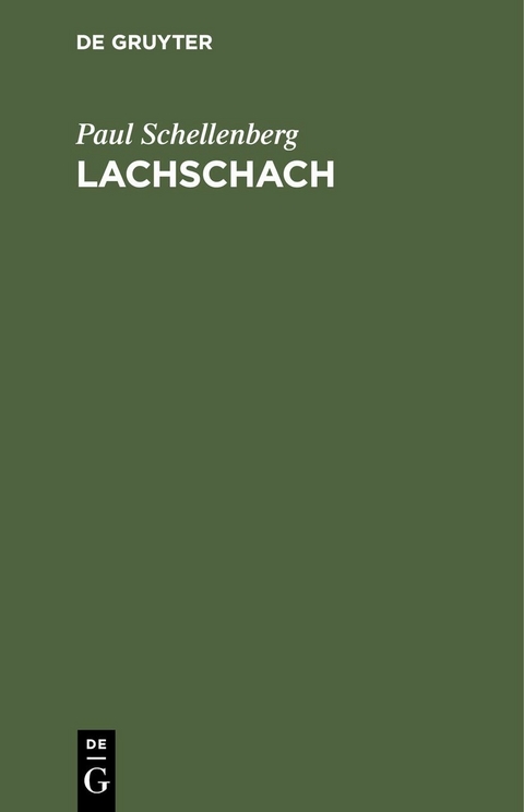 Lachschach - Paul Schellenberg