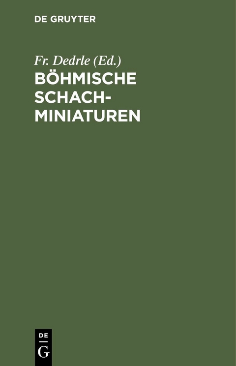 Böhmische Schachminiaturen - 