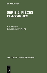 Le misanthrope - J. B. Molière