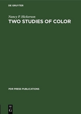 Two Studies of Color - Nancy P. Hickerson