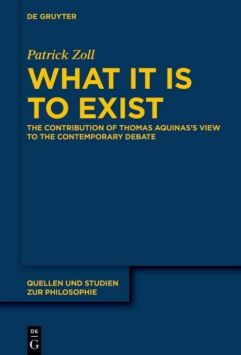 What It Is to Exist -  Patrick Zoll