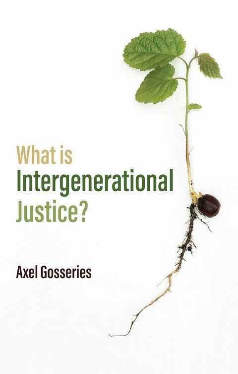 What is Intergenerational Justice? -  Axel Gosseries