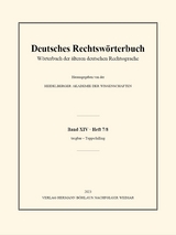 Deutsches Rechtswörterbuch - 