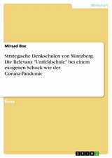 Strategische Denkschulen von Mintzberg. Die Relevanz "Umfeldschule" bei einem exogenen Schock wie der Corona-Pandemie - Mirsad Boz