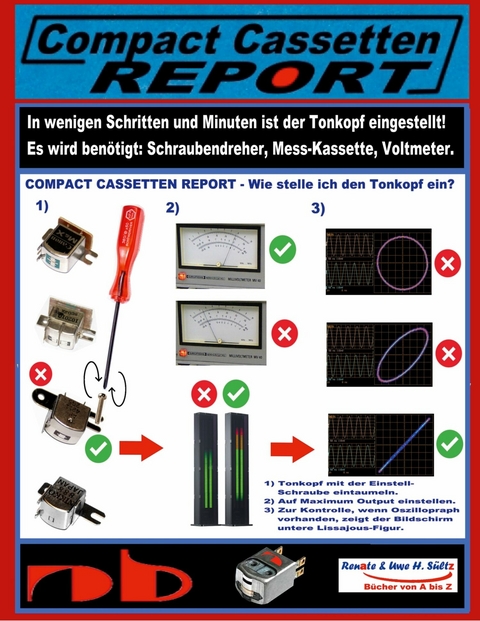 Compact Cassetten Report - Wie stelle ich den Tonkopf ein? - Uwe H. Sültz, Renate Sültz