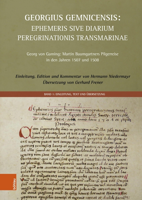 Georgius Gemnicensis: Ephemeris sive Diarium peregrinationis transmarinae - 