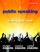 Public Speaking - Osborn, Michael; Osborn, Suzanne; Osborn, Randall