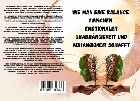 Wie man eine Balance  zwischen  emotionaler Unabhängigkeit und Abhängigkeit schafft: - Sandra Schmidt