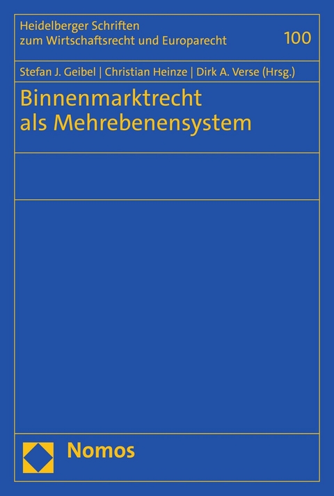 Binnenmarktrecht als Mehrebenensystem - 