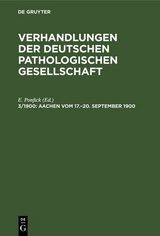 Aachen vom 17.–20. September 1900 - 