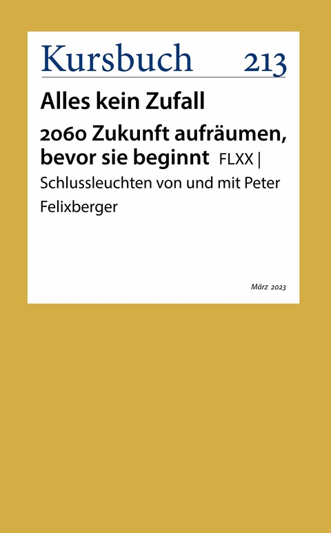 FLXX | 2060: Zukunft aufräumen bevor sie beginnt - Peter Felixberger