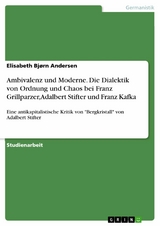 Ambivalenz und Moderne. Die Dialektik von Ordnung und Chaos bei Franz Grillparzer, Adalbert Stifter und Franz Kafka - Elisabeth Bjørn Andersen