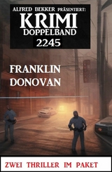 Krimi Doppelband 2245 - Franklin Donovan