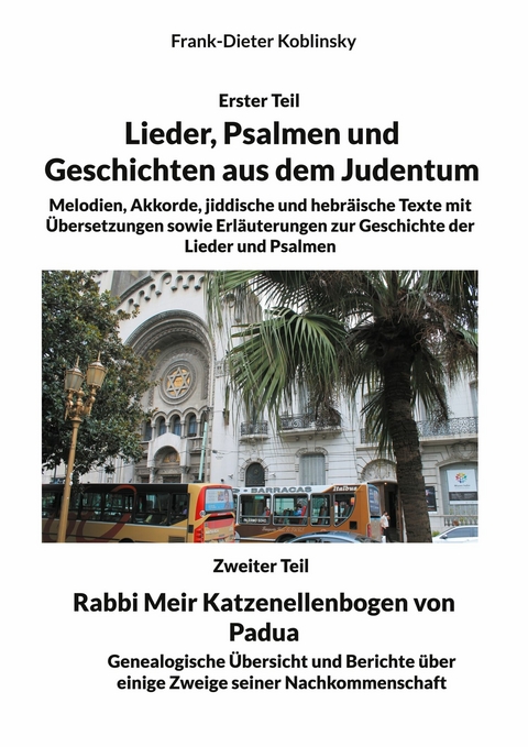 Lieder, Psalmen und Geschichten aus dem Judentum -  Frank-Dieter Koblinsky