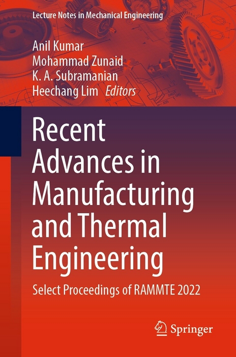 Recent Advances in Manufacturing and Thermal Engineering - 
