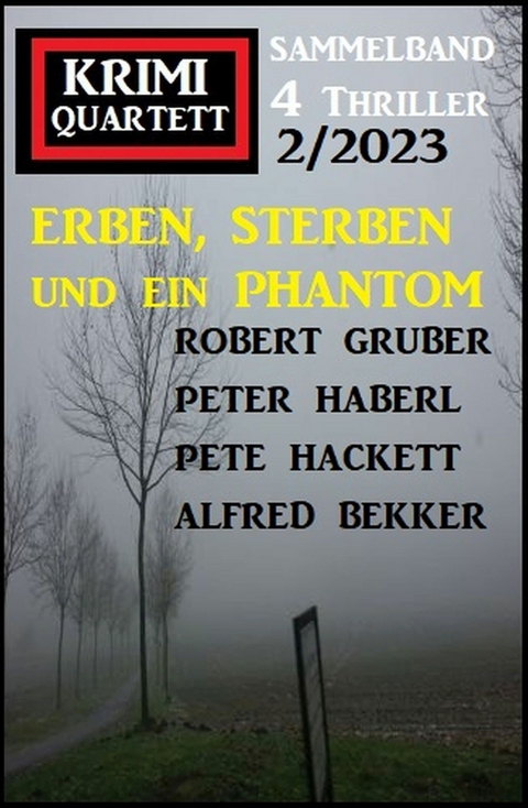 Erben, sterben und ein Phantom: Krimi Quartett 4 Thriller 2/2023 - Alfred Bekker, Pete Hackett, Robert Gruber, Peter Haberl