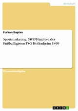 Sportmarketing. SWOT-Analyse des Fußballligisten TSG Hoffenheim 1899 - Furkan Kaplan